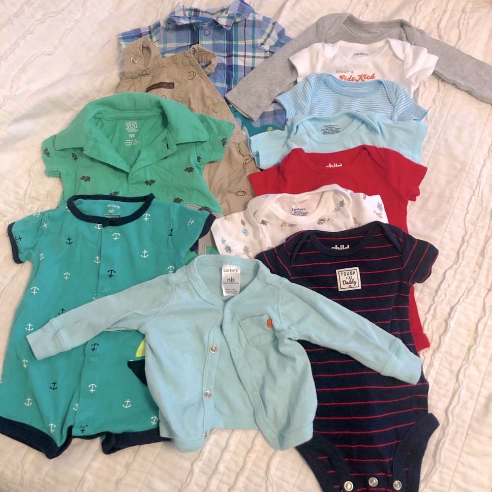 Newborn to 3 months boy clothes